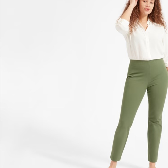 🌟NWOT Everlane Side-Zip Stretch Cotton Pant — Size 0 - Picture 3 of 6
